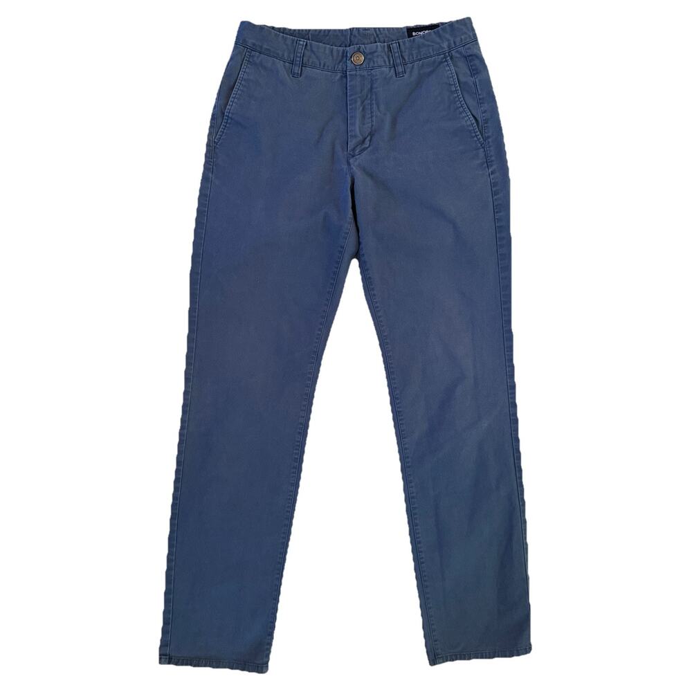 Bonobos Mens Chino Pants 29x32 Blue Slim Fit Stretch Casual Everyday Pant Casual